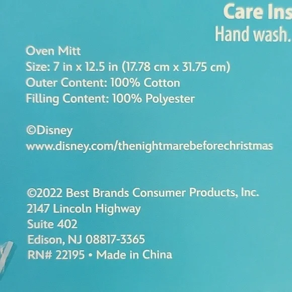 NWT Nightmare Before Christmas Kitchen Set - Picture 3 of 3